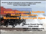 Cambio Clim Cambio Climático y Conflicto tico y - AFES