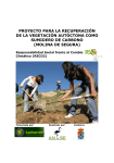 PROYECTO PARA LA RECUPERACIÓN DE LA VEGETACIÓN