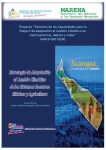 Estrategia de adaptación al cambio climático de los recursos