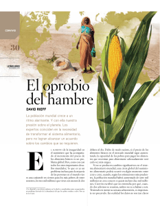 El oprobio del hambre