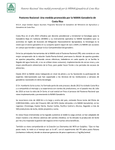 Pastoreo Racional: Una medida promovida por la NAMA Ganader&iacute;a