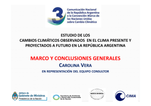 información - Base de Datos Climáticos de la 3CN