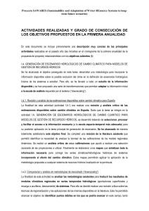 actividades realizadas y grado de consecución de los objetivos