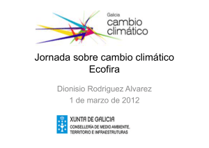 Jornada sobre cambio climático Ecofira