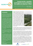 Conservación y gestión participativa de los bosques de neblina de