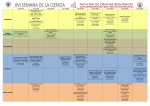 Calendario de actividades de la Semana de la Ciencia en la facultad
