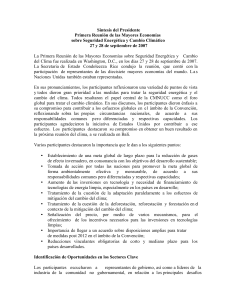 S&iacute;ntesis del presidente