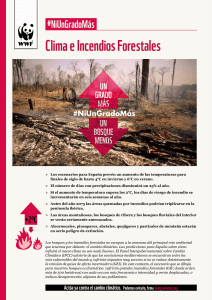 Clima e Incendios Forestales