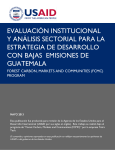 evaluación institucional y análisis sectorial para la estrategia de
