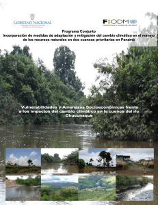 Estudio de Vulnerabilidades y Amenazas Socioeconómicas frente al