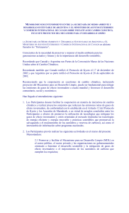 Conscientes de la necesidad de preservar y mejorar el medio