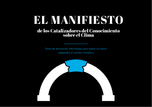 Panfleto del Manifiesto de los Catalizadores del Conocimiento