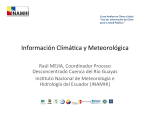 Información ClimáTca y Meteorológica