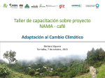 Taller de capacitación sobre proyecto NAMA