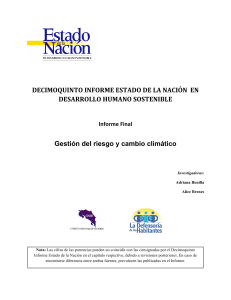 DECIMOQUINTO INFORME ESTADO DE LA NACI&Oacute;N EN