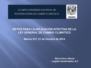 Estrategia Nacional de Cambio Climático
