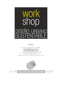 Curso Diseño urbano sustentable