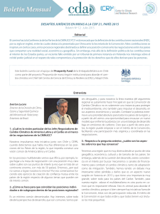 DESAFÍOS JURÍDICOS EN MIRAS A LA COP 21, PARÍS 2015