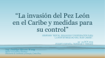 La invasión del Pez León en el Caribe y medidas para - ACS-AEC