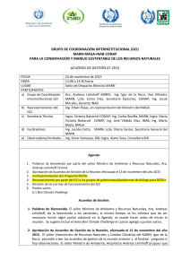 grupo de coordinación interinstitucional (gci) marn-maga