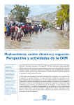Perspectiva y actividades de la OIM