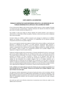 carta abierta a los ministros porque es imperativo hacer referencia