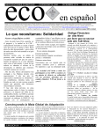 Boletín ECO en español, 08 de diciembre 2014