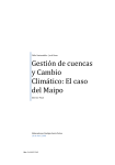 Cambio Climático y Cuenca Río Maipo