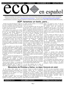 eco en espa&ntilde;ol - Climate Action Network