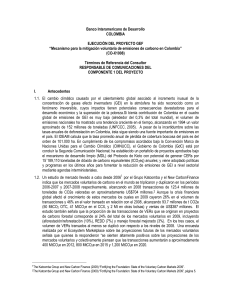 Banco Interamericano de Desarrollo COLOMBIA EJECUCIÓN DEL
