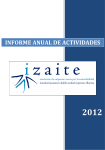 informe anual de actividades