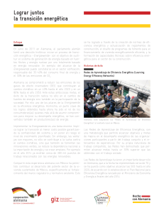 Lograr juntos la transici&oacute;n energ&eacute;tica