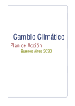 Cambio Climático. Plan de Acción Buenos Aires 2030