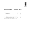 Documento del Programa de País Nicaragua 2013-2017