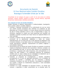 Documento de Posición IV Foro Nacional sobre Cambio Climático