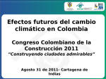 Efectos futuros del cambio climático en Colombia