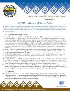 Los Pueblos Ind&iacute;genas en la Regi&oacute;n del Pac&iacute;fico