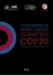 Conferencia sobre cambio climático COP20 - IDEI