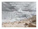Cambio climático en los Andes: pasado, presente y futuro