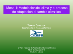 Dra. Tereza Cavazos - 1er Foro Nacional de Adaptación al Cambio
