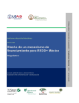 Diseño de un mecanismo de financiamiento para REDD+ México