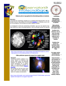 Hallan part&iacute;culas capaces de escapar de un agujero negro