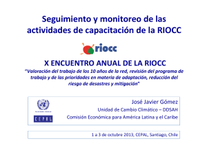 3. Evaluación actividades RIOCC CEPAL_Jose J. Gomez
