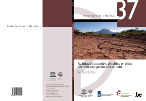 Adaptación al cambio climático en sitios naturales del patrimonio