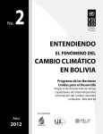 ENTENDIENDO CAMBIO CLIMÁTICO EN BOLIVIA