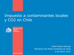 Impuesto a contaminantes locales y CO2 en Chile