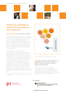 Sistemas de contabilidad de emisiones GEI para