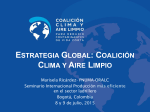 ESTRATEGIA GLOBAL: COALICIÓN CLIMA Y AIRE LIMPIO