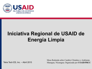 Iniciativa Regional de USAID de Energía Limpia