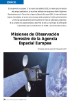 ESPACIO Misiones de Observación Terrestre de la Agencia
